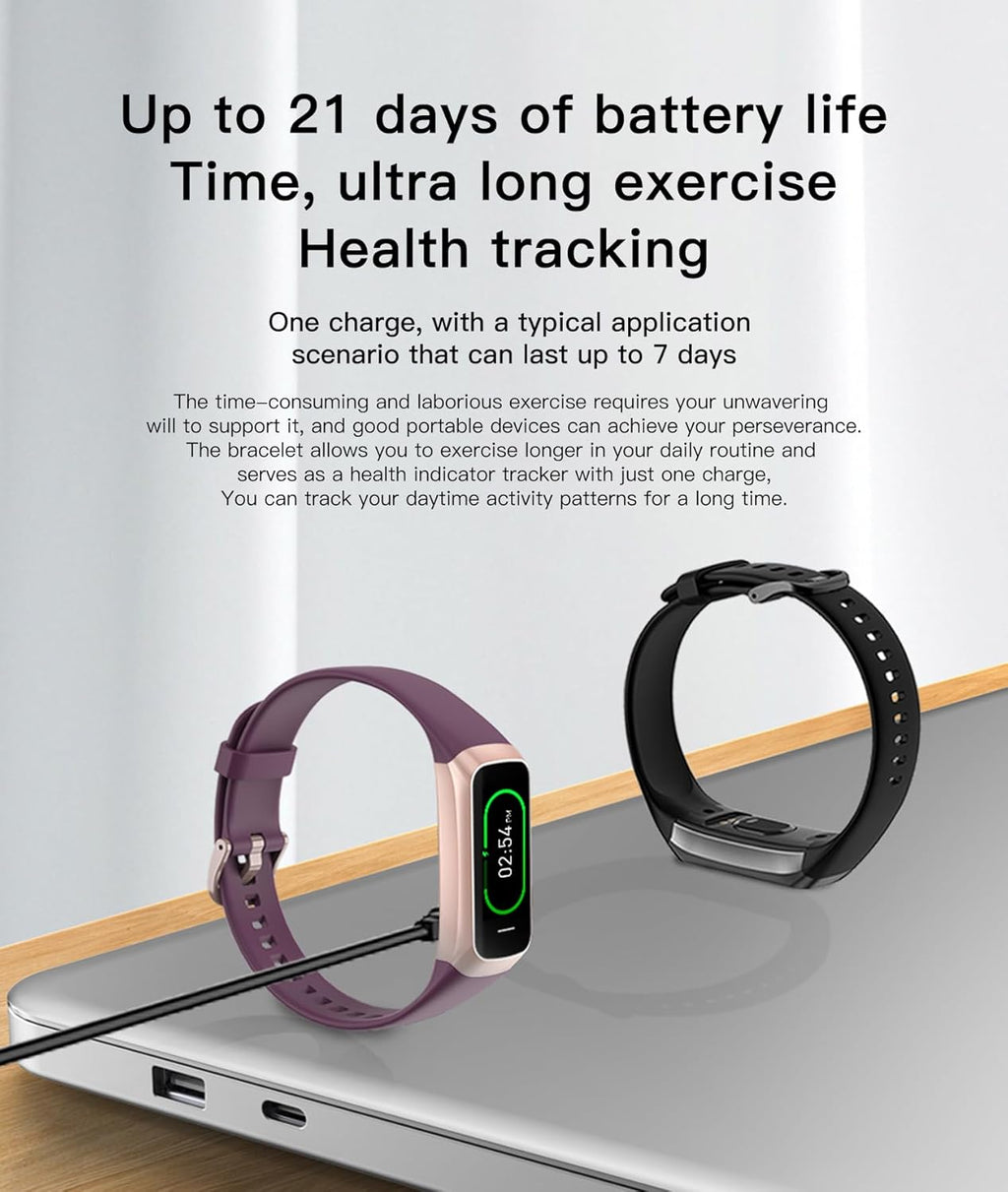 Keep Health Fitness Trackers for Women Men Amoled Step Counter for Android&Ios Alarm Stopwatch Fitness Tracker with Heart Rate Blood Pressure Monitor Calories Burned IP68 Waterproof Step Tracker Watch